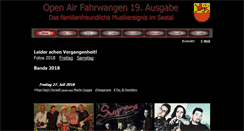 Desktop Screenshot of openair-fahrwangen.ch